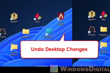 How to Undo Desktop Icon Changes in Windows 11