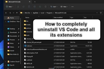 How to Uninstall VS Code and All Extensions Completely