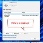 How to Unpause Indexing in Windows 11