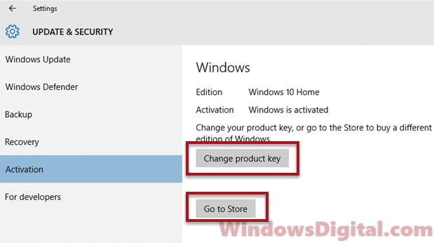 Upgrade Windows 10 Home to Pro with OEM key