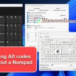 How to Use Alt Codes Without a Numpad