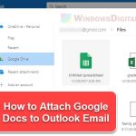 How to Use Google Docs with Outlook Email