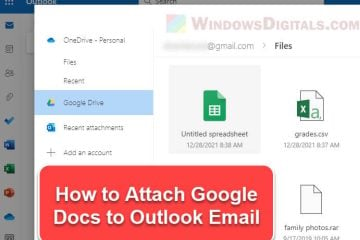 How to Use Google Docs with Outlook Email