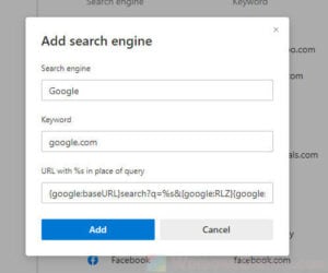 How to Change Edge Default Search Engine to Google