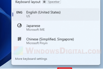 How to add keyboard language to taskbar in Windows 11