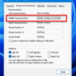 How to center window on screen in Windows 11