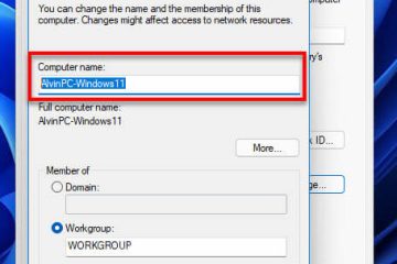 How to change computer name in Windows 11