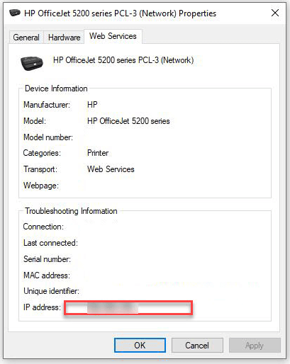How to check IP address or Printer in Windows 11