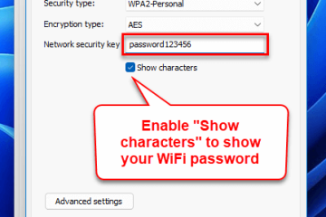 How to check WiFi password in Windows 11