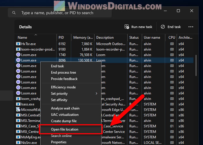 How to check if Loom.exe is malware