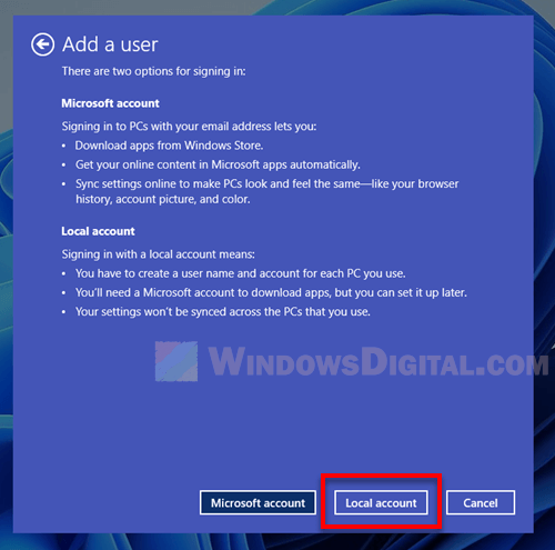 How to create a local account on Windows 11