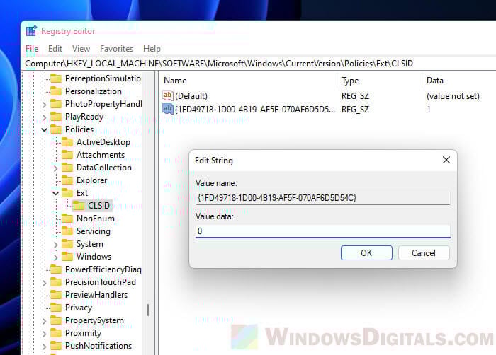 How to disable IEToEdge BHO Registry