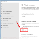How to disable firewall in Windows 11