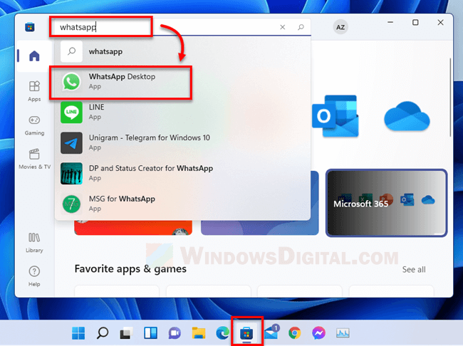 How to download WhatsApp Desktop on PC Windows 11