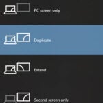 How to duplicate screen on Windows 10 shortcut keys