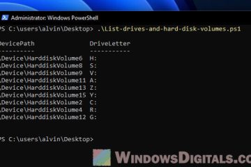 How to find device harddiskvolume Windows 11 10
