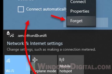 How to fix Can't connect to this network on Windows 10