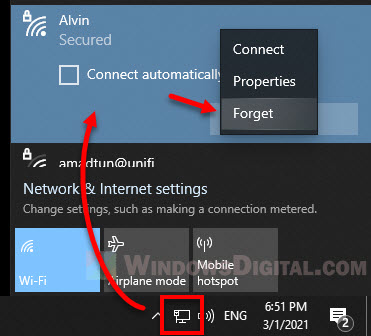 How to fix Can't connect to this network on Windows 10