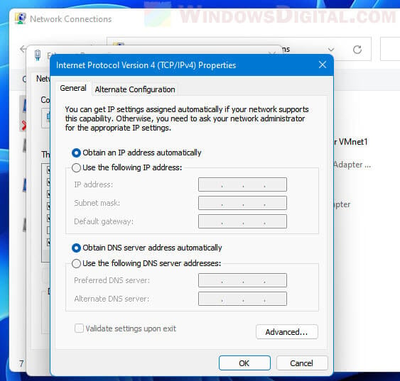 How to fix Ethernet not working in Windows 11