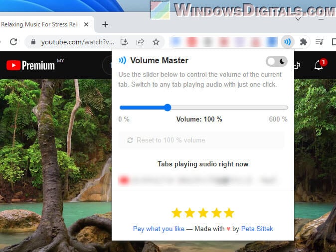 How to fix volume too low in Google Chrome