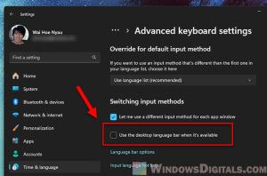 windows 11 remove english international keyboard