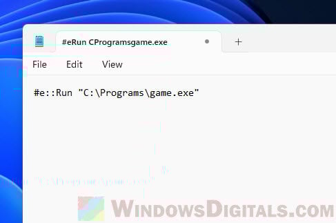 How to make Win E shortcut to open a different app
