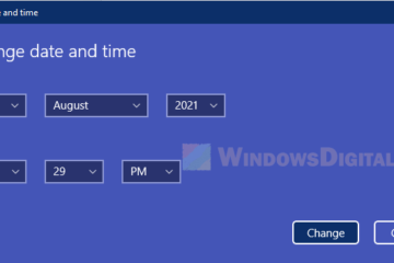 How to manually set date and time Windows 11