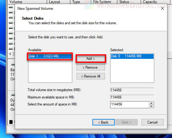 How to merge two drives in Windows 11