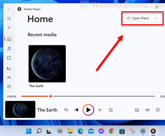 How to open AVI files in Windows 11 Media Player