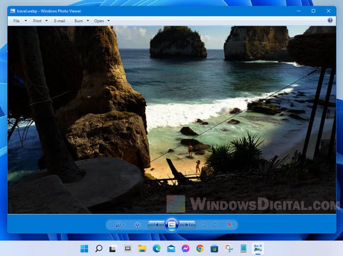 How to open WebP files in Windows Photo Viewer