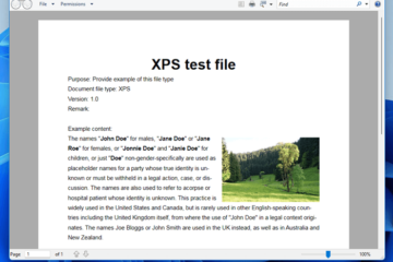 How to open XPS file in Windows 11