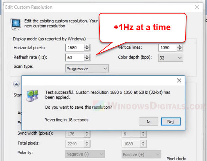 How to overclock monitor safely