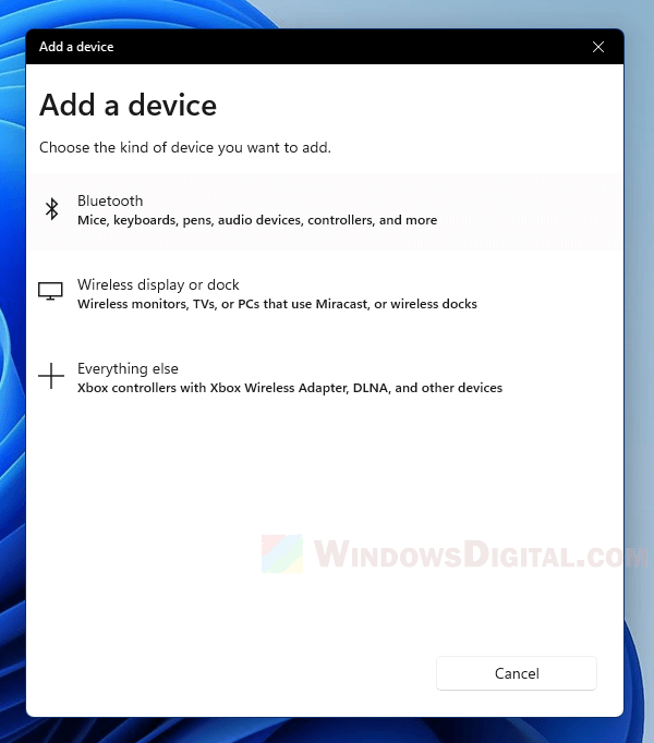 How to pair Bluetooth audio device to PC Windows 11