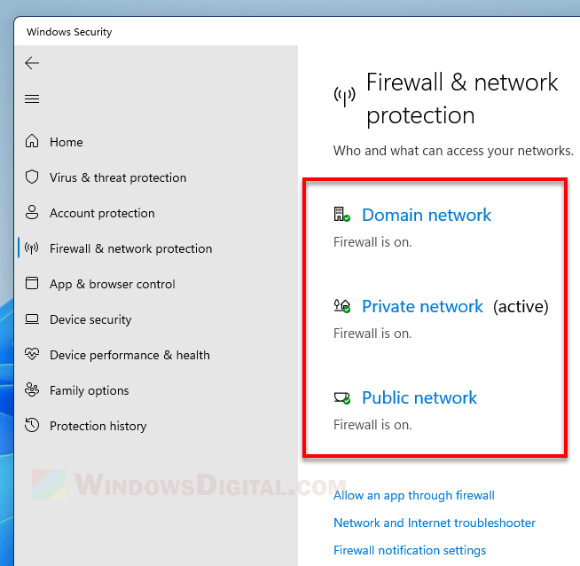 How to permanently disable firewall Windows 11