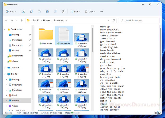 How to preview file in folder Windows 11 File Explorer
