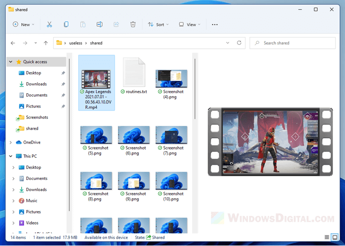 How to preview videos in File Explorer Windows 11