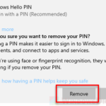 How to remove PIN login sign in from Windows 10 Startup