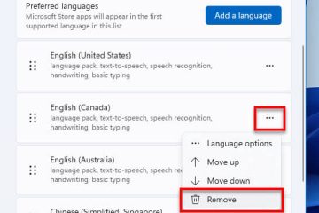 How to remove keyboard layout from Windows 11