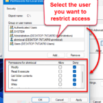 How to restrict user access to folder or drive in Windows 11