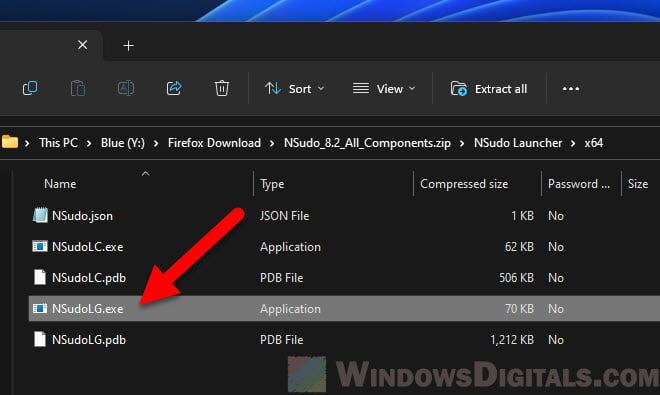 How to run NSudo Launcher in Windows 11