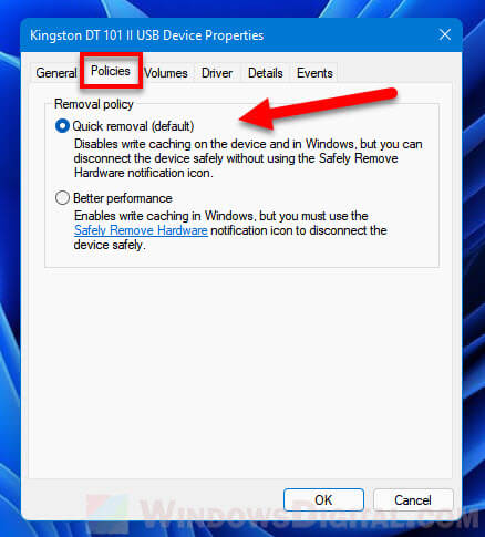 How to safely remove USB in Windows 11