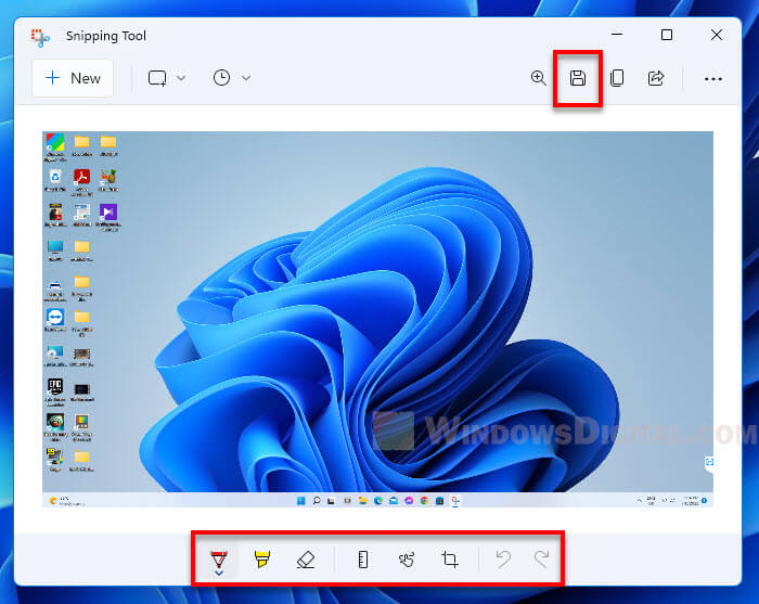 How to screenshot one screen Windows 11