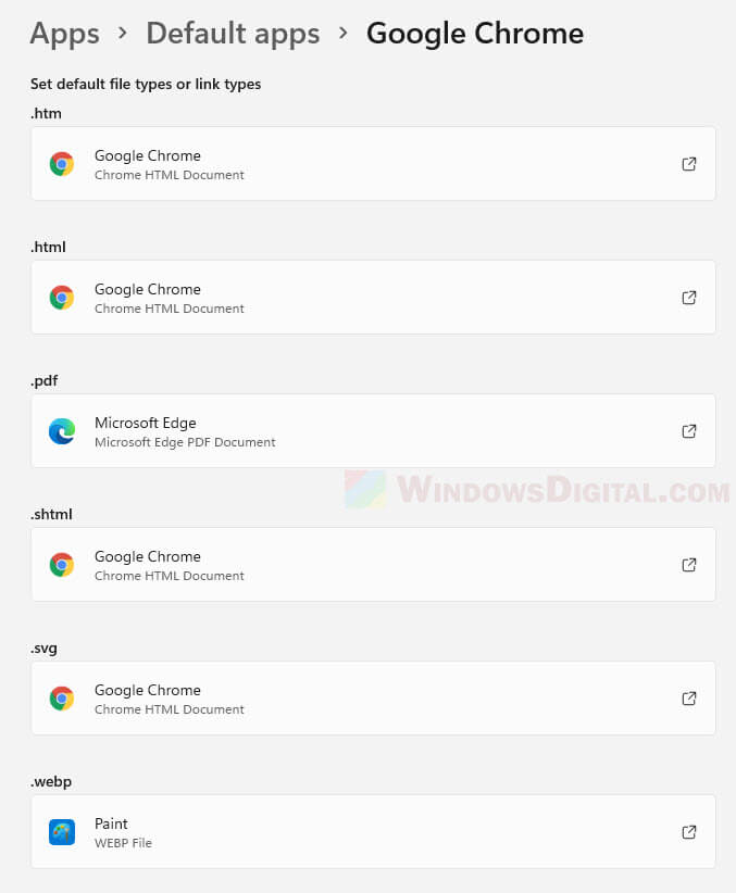 Cara mengatur Chrome sebagai browser default di Windows 11