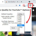 How to set YouTube video quality permanently