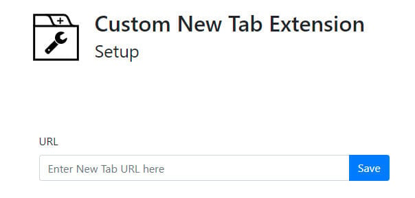 How to set new tab page to any website URL I want