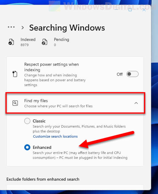 How to speed up start menu search Windows 11