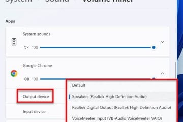 How to split sound in Windows 11