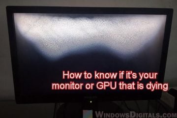 How to tell if your monitor is dying