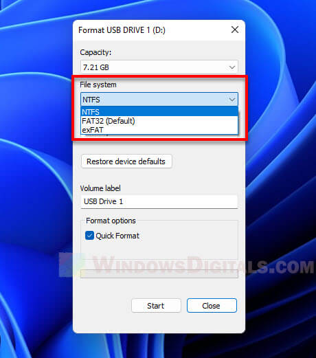 How to transfer big files to USB drive