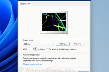 How to turn on screensaver in Windows 11